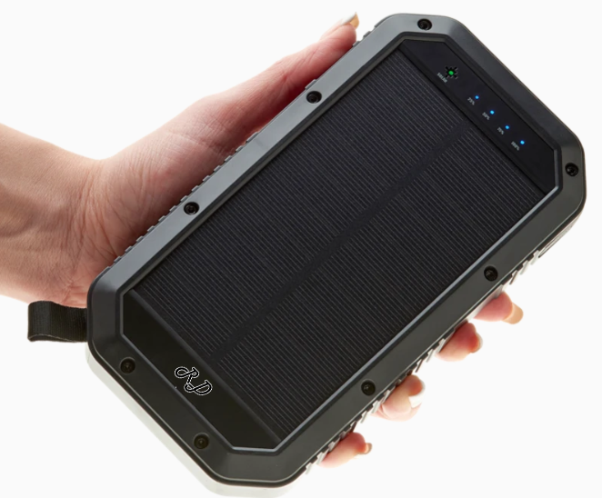 10000mAh RD太陽能充電器 | 流動電源 |移動應急電源 | LED照明燈 | QI無線充電 - RD Infinity Tech