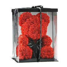 將圖片載入圖庫檢視器 紅色手工製永久玫瑰熊連禮盒 - Gift House | RD Infinity Tech 
