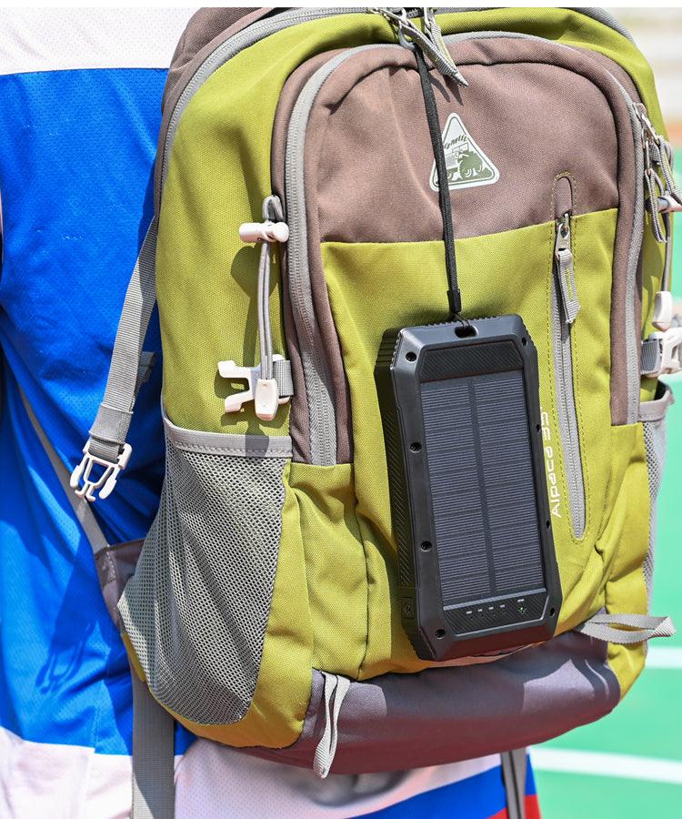 20000mAh RD太陽能充電器 | TYPE-C快速充電 | 流動應急電源 | LED照明燈 | QI無線充電 - RD Infinity Tech